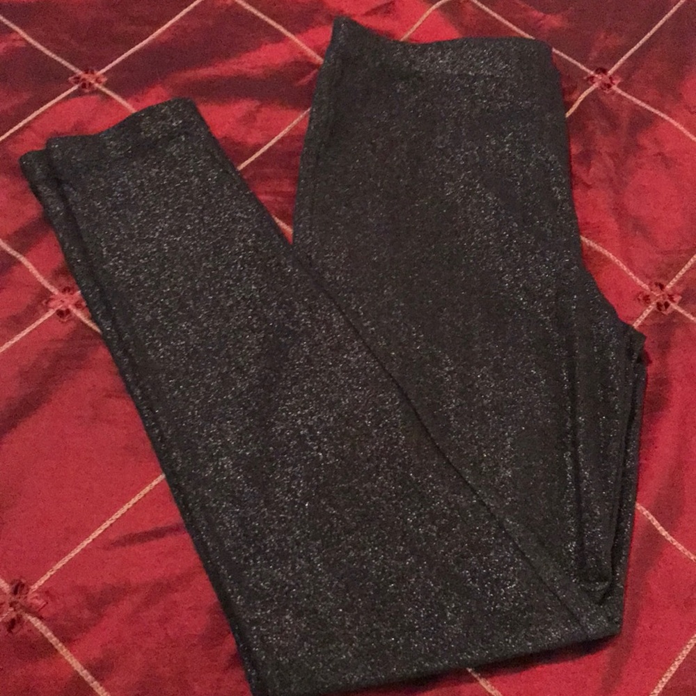 Black Sparkly Leggings